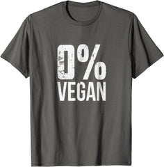 0% Prozent Vegan Tshirt